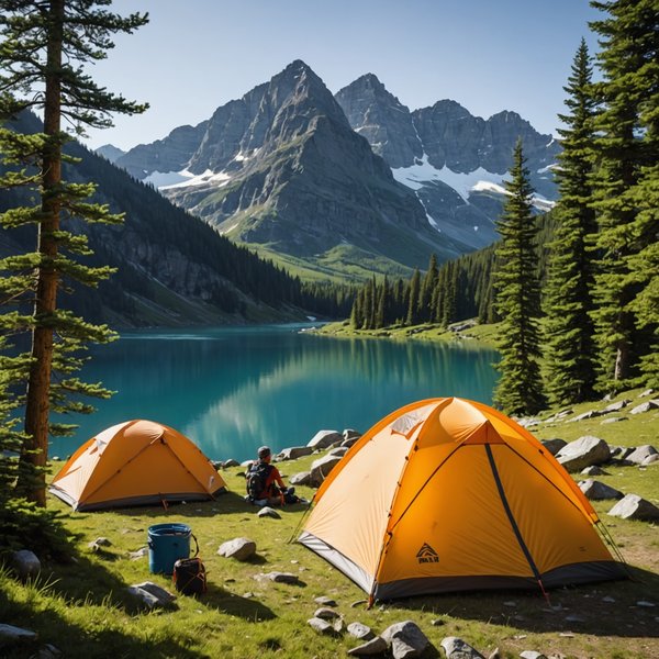 Quels sont les conseils pour camper en sécurité en région de haute montagne en été?